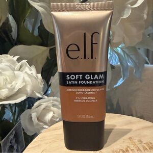 ELF Soft Glam Satin Foundation color 51 Deep Cool New